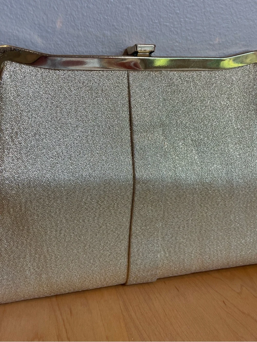 Vintage Jacqueline's Fashion Accessories Gold Metallic Purse
